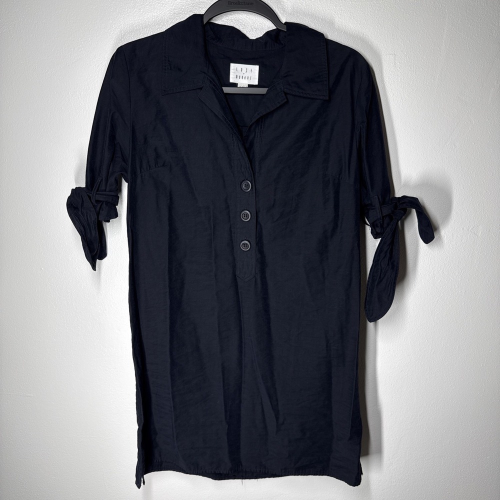 Lost + Wander Black Knit Top Medium Feminine‎ Boho Romantic Minimalist Essential